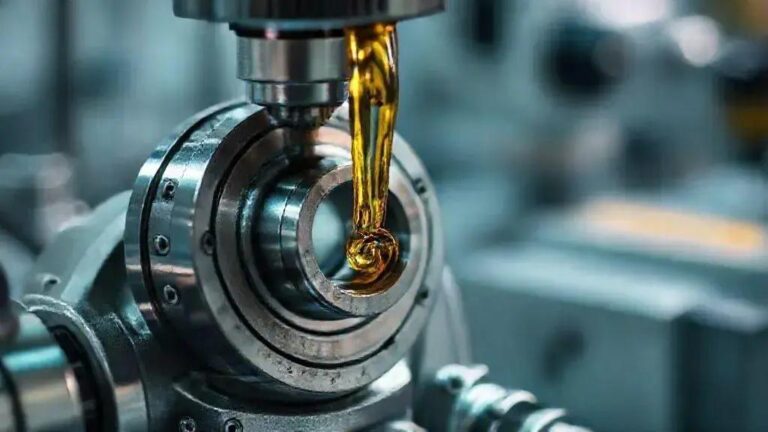 Aplicação de Óleo em Mancal Pivotante com Precisão de 0.001ml