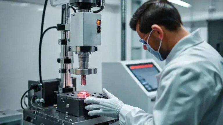 Teste de Resistência à Vibração com Máquina de Oscilação Ultrassônica