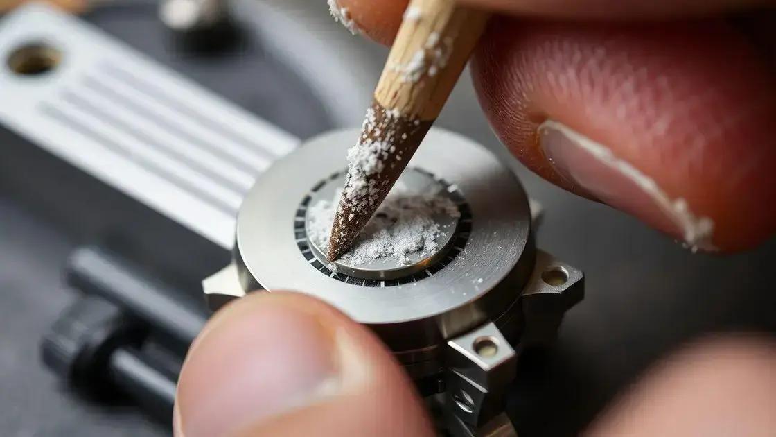  Mapeando a extensão do dano: Os 6 componentes com acabamento apagado identificados sob luz rasante de 10° de incidência